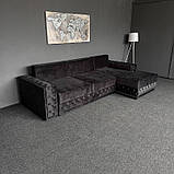 Великий розкладний диван в тканині, фото 2