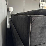 Великий розкладний диван в тканині, фото 10