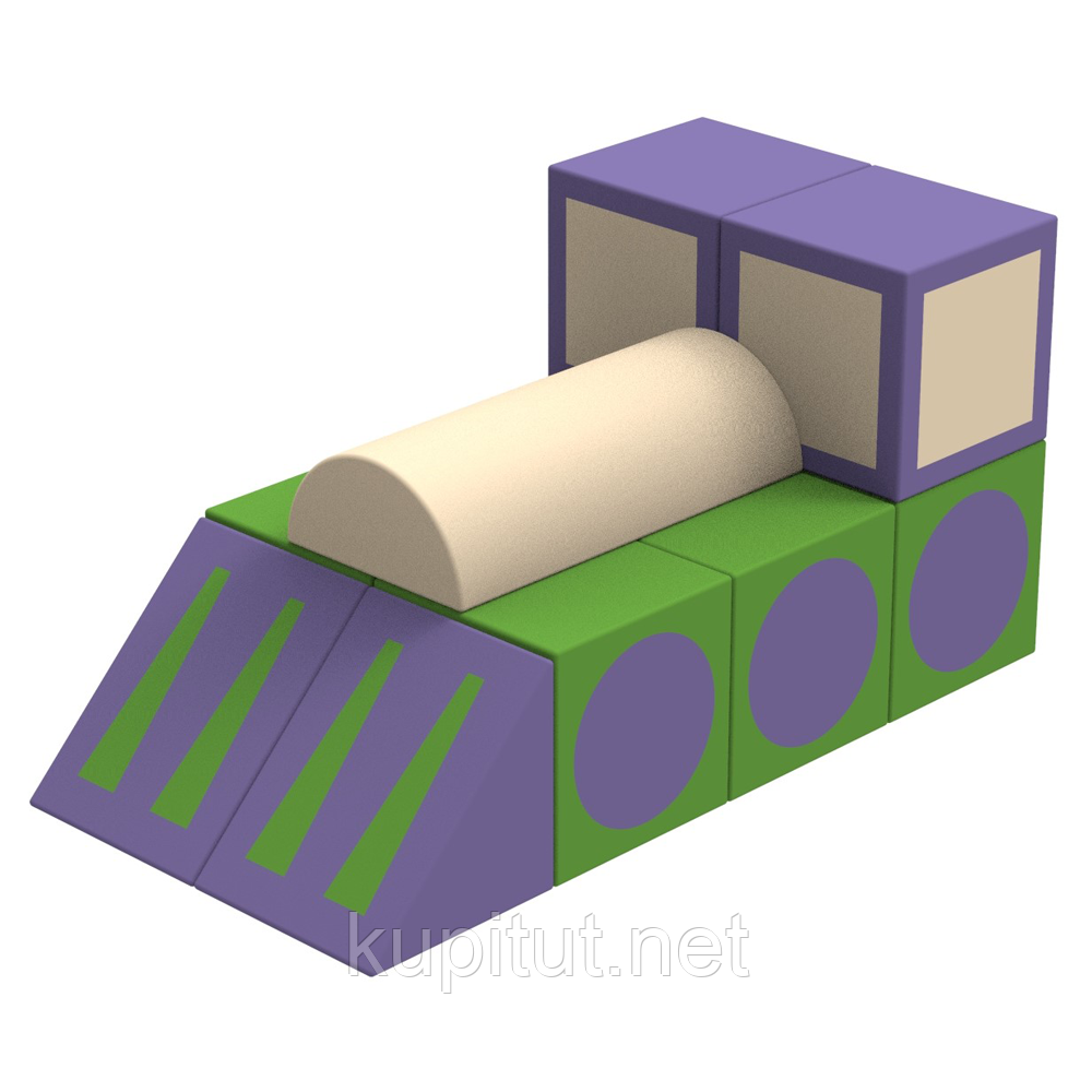 Конструктор м'який модульний Потяг KIDIGO, фото 1