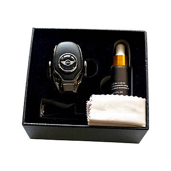 Ароматизатор в авто, автопарфюм Mini, нікель