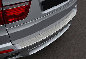 Накладка на задній бампер OmsaLine (нерж.) для BMW X5 E-70 2007-2013 рр