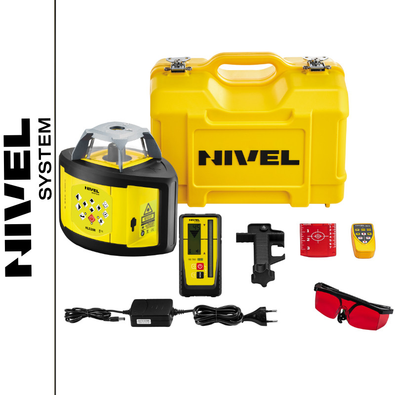 Лазерний ротаційний нівелір рівень Nivel System NL520R DIGITAL