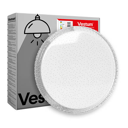 LED світильник Vestum CRYSTAL 30W 2900Lm 4000K зоряне небо VS-90046, фото 1