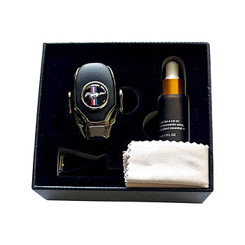 Ароматизатор в авто, автопарфюм Ford mustang, нікель