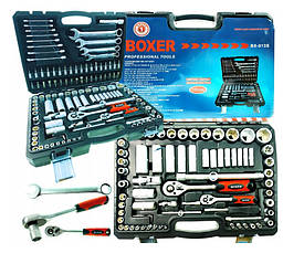 Набір комбінованих ключів BOXER BX-013S 121ел., фото 3