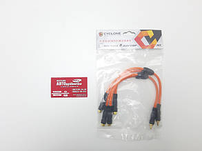 Дріт трійник RCA (тато 1шт) на RCA (мама 2шт) AW-Y2F Cyclone