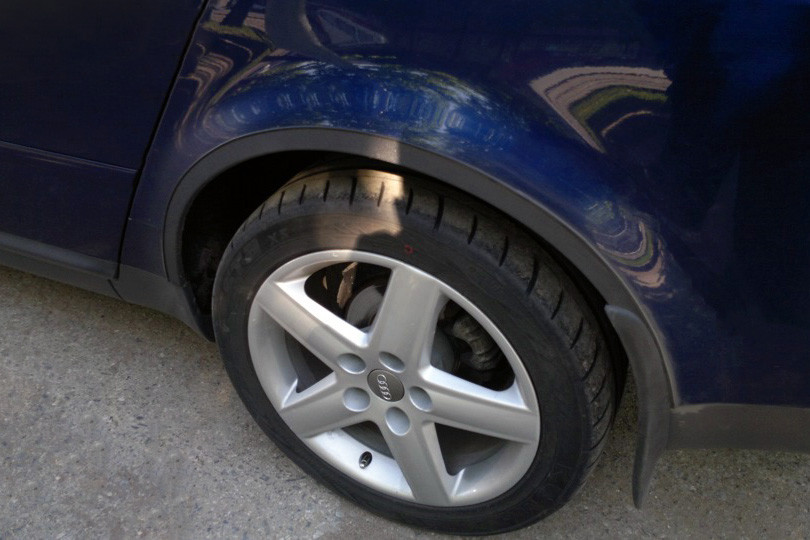 Накладки на арки (4 шт. чорні) для Audi A6 C5 1997-2001 гг., фото 1