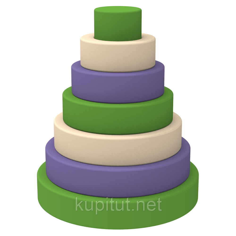 Модульний набір Піраміда кругла KIDIGO, фото 1