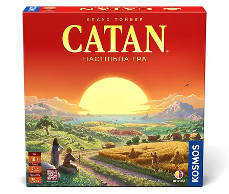 ОРИГІНАЛ! Настільна гра CATAN - Класичне видання! Українською!, фото 1