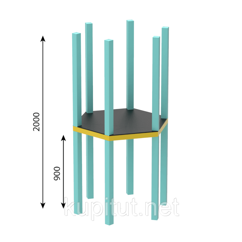 Вежа Шестигранна відкрита, фото 1