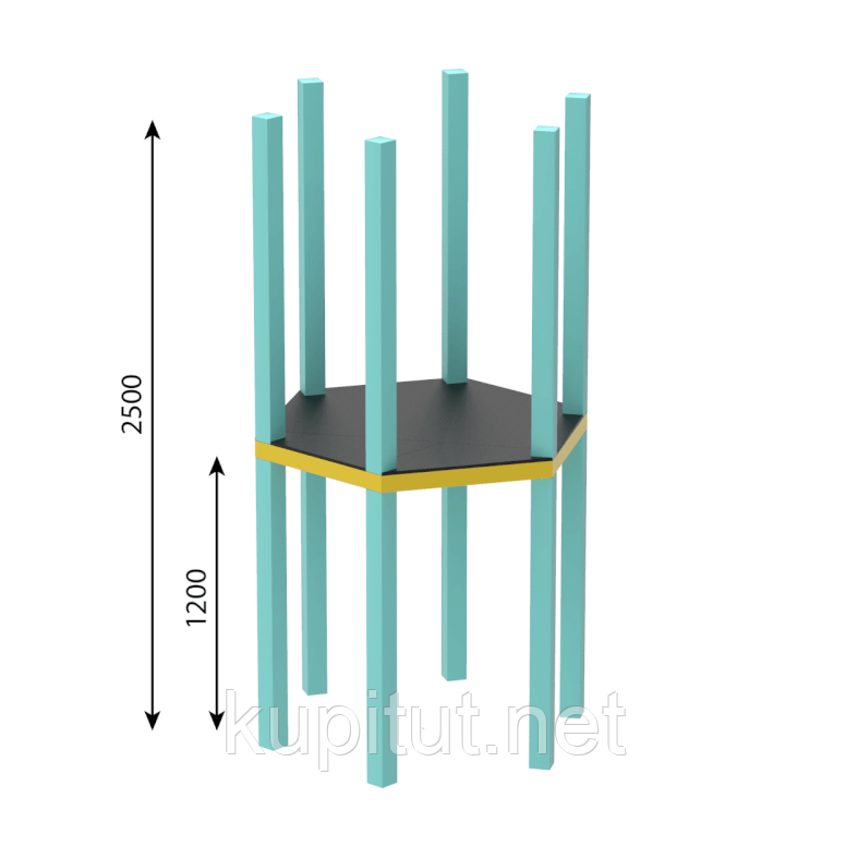 Вежа Шестигранна 1,2 відкрита, фото 1