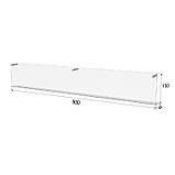 Полиця EKOSTAR настінна 900х150х40, фото 3