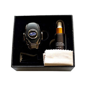 Ароматизатор в авто, автопарфюм Subaru, нікель