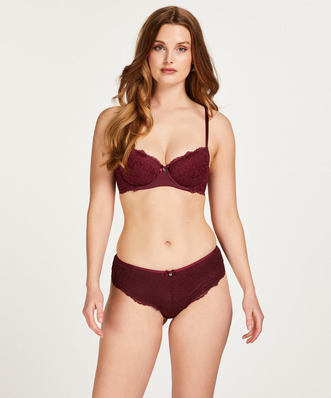 Жіночі трусики Hunkemoller, розмір 3XL, колір бордовий