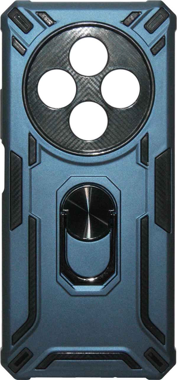 Накладка Xiaomi Redmi 14C/POCO C75 dark blue Magnetic Armor Ring Honor