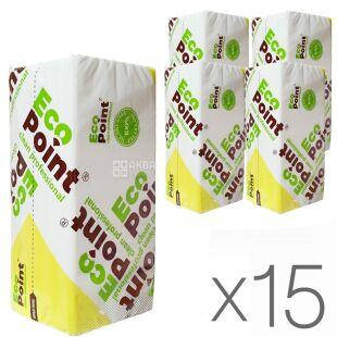 Рушники паперові V Lux білі 2-шар 150 шт. Eco Point soft pack Ящик 15 пачок
