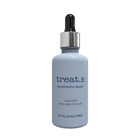 Рідкий кератолітик Staleks Pro treat.s Keratolytic Liquid (50 мл) з сечовиною 20% для педикюру