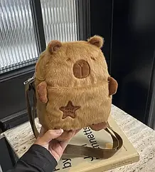 М'яка сумка з кишенею Капібара Capybara/Сумка через плече кросс боді