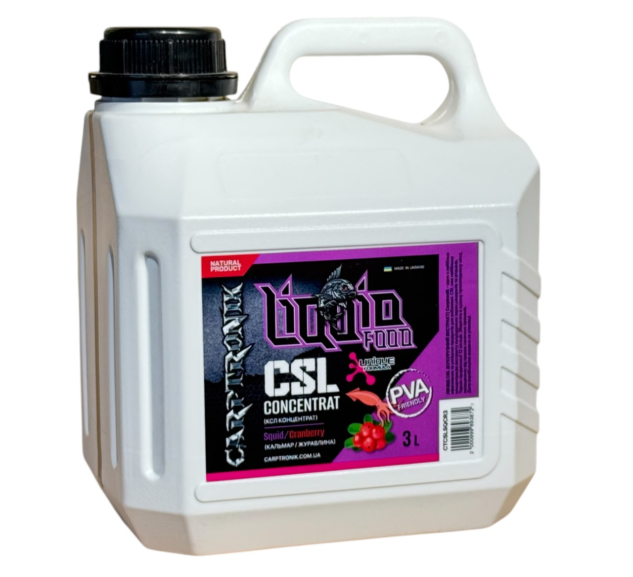 Ліквід CSL concentrat Squid/Cranberry (Кальмар/Журавлина) 3л