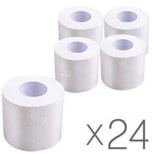 Туалетний папір готельная PT17 біла двошарова