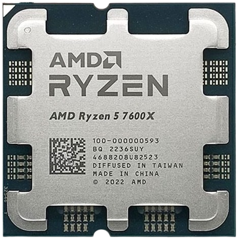 Процесор AMD Ryzen 5 7600X Socket AM5 OEM (100-000000593)