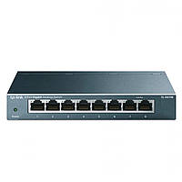 Комутатор TP-Link TL-SG108 (8хGE, настільний, метал)