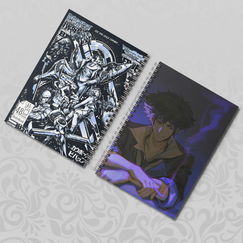 Скетчбук А5 48 л. 150 гр.м² Cowboy Bebop / Ковбой Бібоп