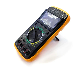 Мультиметр цифровий Digital Multimeter DT9205A чорний з жовтим