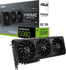Відеокарта GeForce RTX 5080 16GB Asus Prime OC (PRIME-RTX5080-O16G)