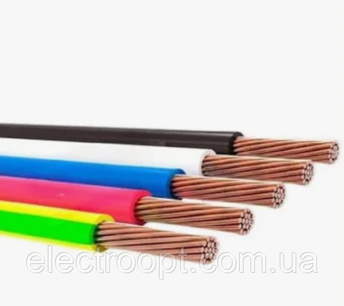 Дріт ПВ-3 1х50 (мідний, повноцінний переріз) Одеса Каблекс (кратно 5 м)