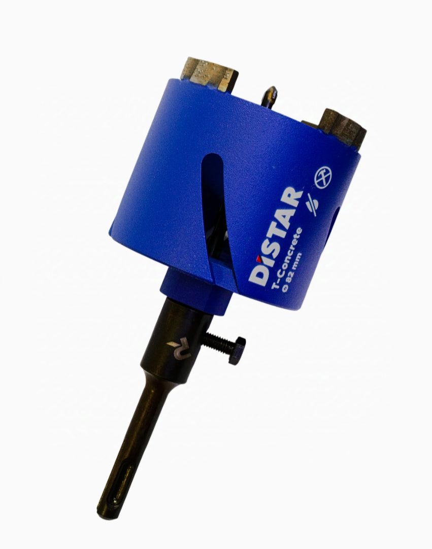 Коронка алмазна для бетону DiStar САСС 82x65-4xМ16 з хвостовиком sds+ під свердло
