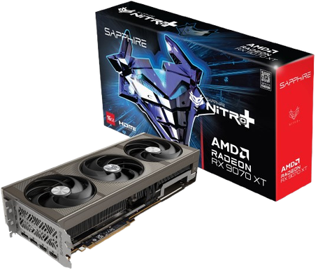 Відеокарта AMD Radeon RX 9070 XT 16GB Sapphire Nitro+ (11348-01), фото 1