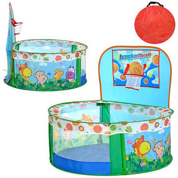 Намет манеж, 103-103-в40см/в90см, баскетбольне кільце MR1489 G-Rich