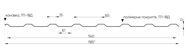 Профнастил ТПК ТП-18Д