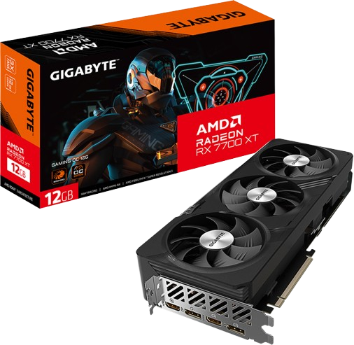 Відеокарта AMD Radeon RX 7700 XT 12GB Gigabyte Gaming OC (GV-R77XTGAMING OC-12GD)