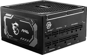 Блок живлення MSI MAG A1000GL PCIE5 1000W 80+ Gold (MAG A1000GL PCIE5)