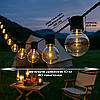 Гірлянда з прозорими лампочками - 220 V, 10 м, 40 LED, послідовне підключення, тепле біле світло, IP44 водонепроникна, фото 2