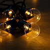 USB гірлянда з прозорими лампочками - 40 LED, 10 метрів, тепле біле світло, IP44 водонепроникна, для дому та вулиці, з пультом, фото 7