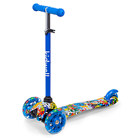 Самокат Kidwell 2в1 UNO Monsters HUBAUNO01A5 Синий