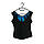 Майка термо майка чоловіча Sweat Shaper Розмір M/L, Чорний, жиросжигающая майка для тренувань, фото 8