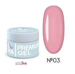 Гель для нарощбвання нігтів LUNAmoon Premium gel 30мл,№3