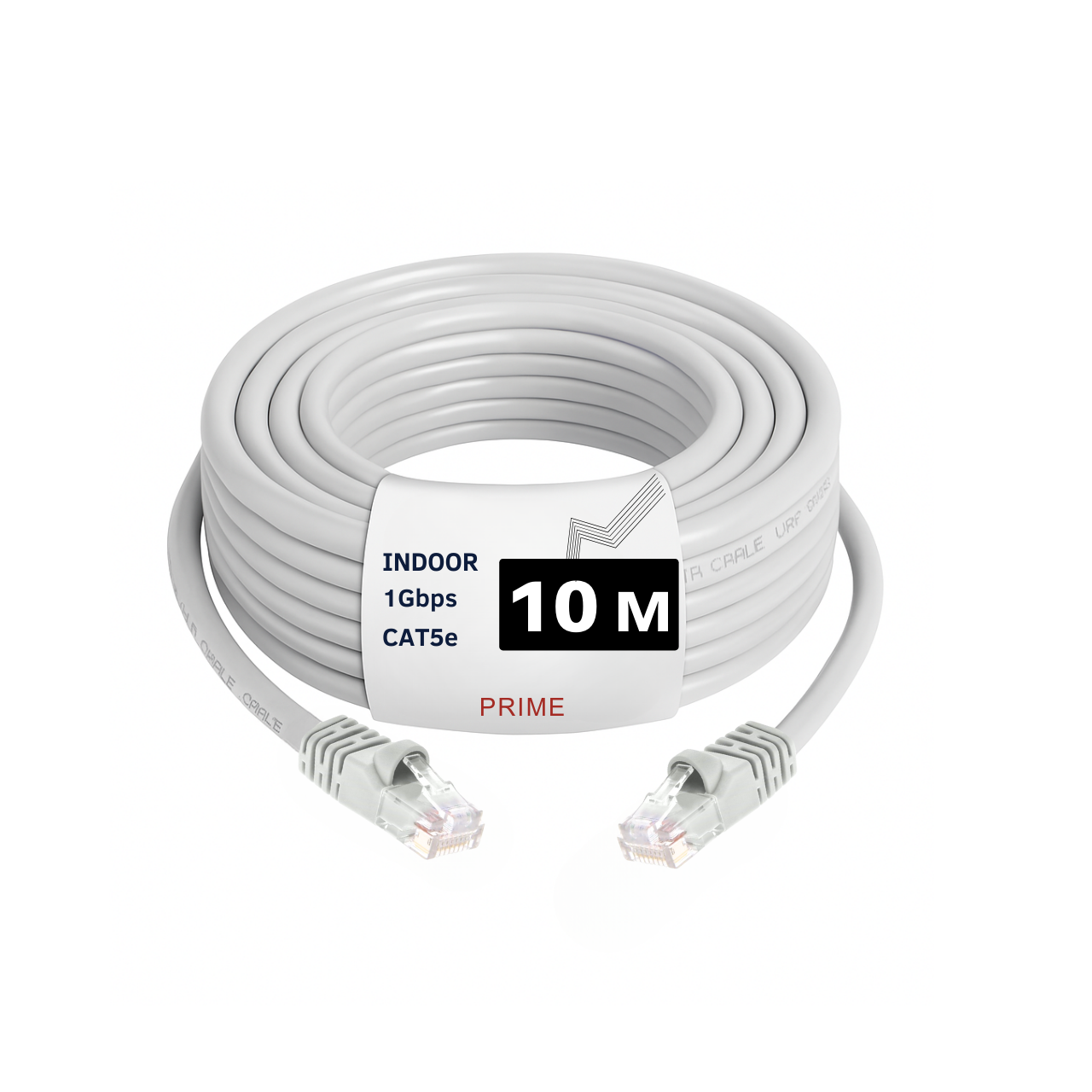 Патч корд 10 м PRIME LAN, до 1000 Мбіт/с, фото 1