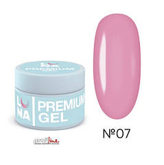 Гель для нарощбвання нігтів LUNAmoon Premium gel 15мл,№7