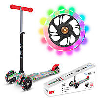 Самокат Kidwell 2в1 UNO City HUBAUNO01A6 Серый с черным