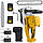 Електрична ланцюгова пила Lithium elecrtic chain saw DW-116 жовта, фото 5