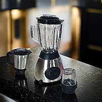 Стаціонарний блендер 3в1 Zepline 2000Вт Кухонний блендер з різними чашами Універсальний блендер-подрібнювач К2