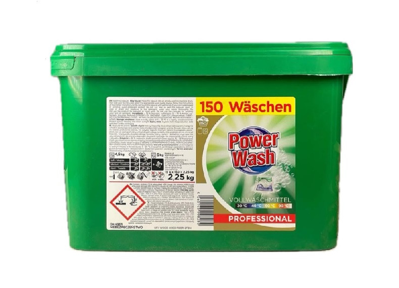 Капсула для прання Power Wash Universal 15г*150 шт 2,25 кг