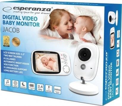 Няня Esperanza ML ESPERANZA ELECTRONIC BABY NANNY 3,2" LCD ДИСПЛЕЯ JACOB EHM002