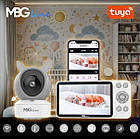 Nanny Mbg Line Wireless Rotating Electronic Nanny FHD WIFI Camera TUYA LCD ZOOM, фото 4