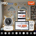 Nanny Mbg Line Wireless Rotating Electronic Nanny FHD WIFI Camera TUYA LCD ZOOM, фото 5